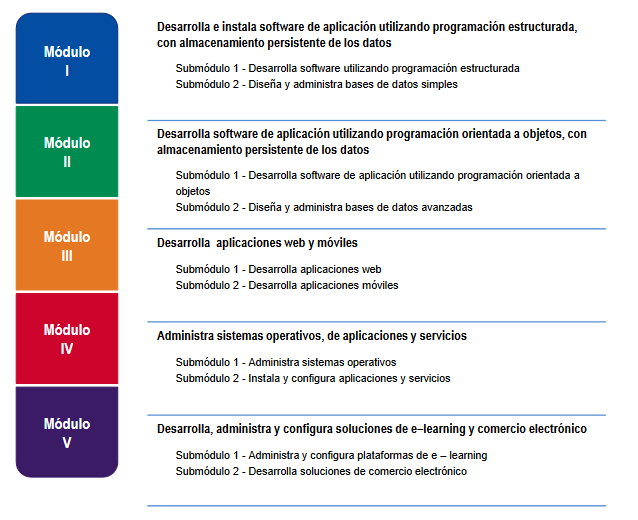 Mapa de competencias que se trabajan en la Carrera